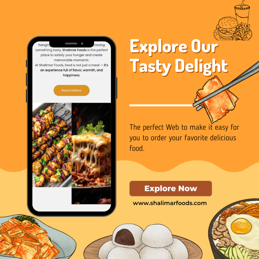 orange brown illustration download now food korean apps instagram post